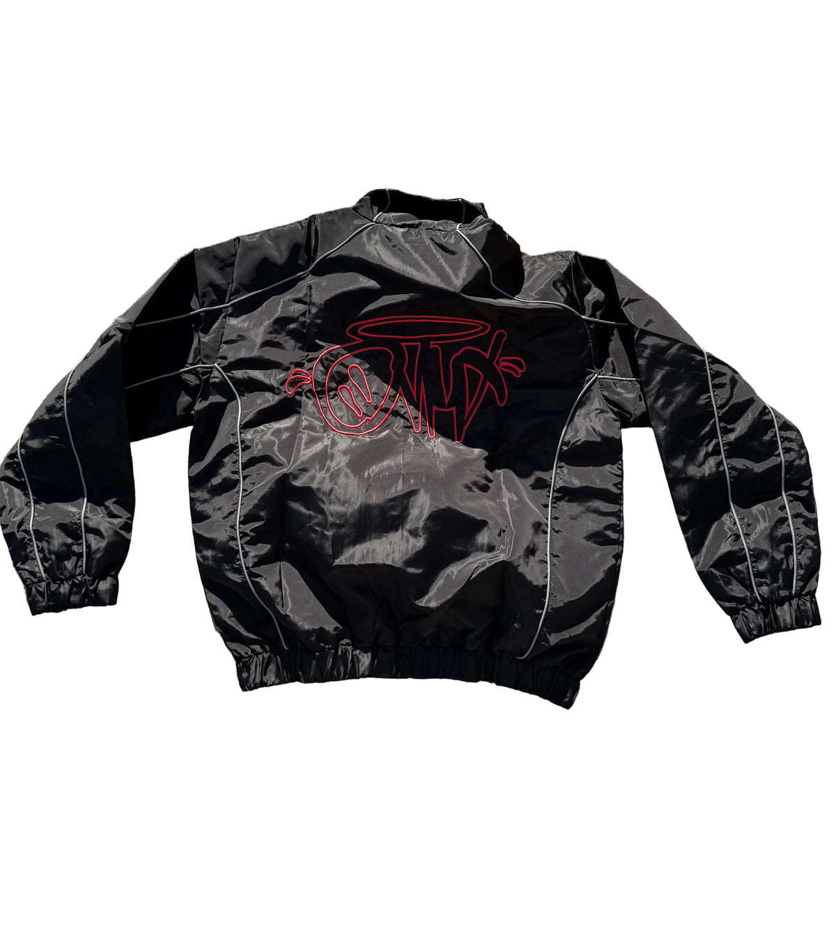 BLACK & RED TRACK JACKET