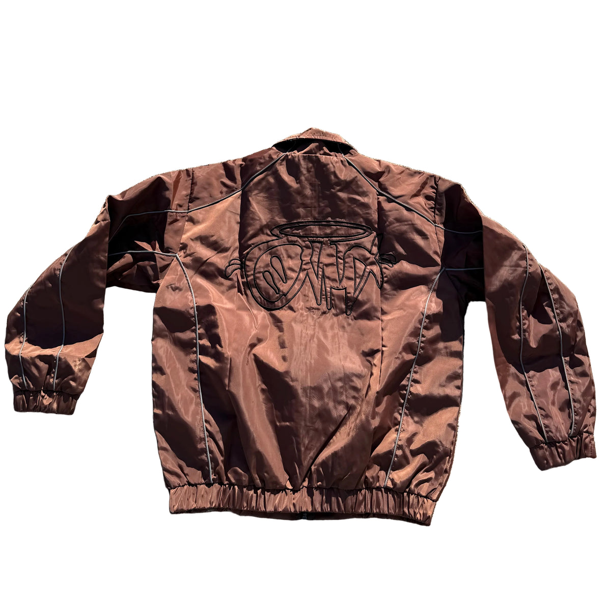 BROWN & BLACK TRACK JACKET