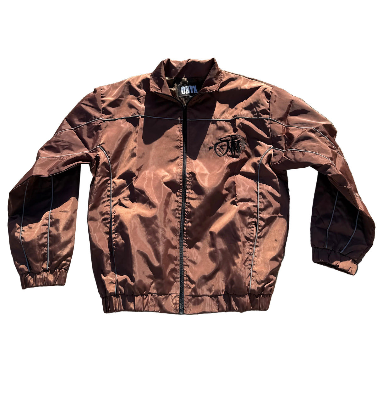 BROWN & BLACK TRACK JACKET