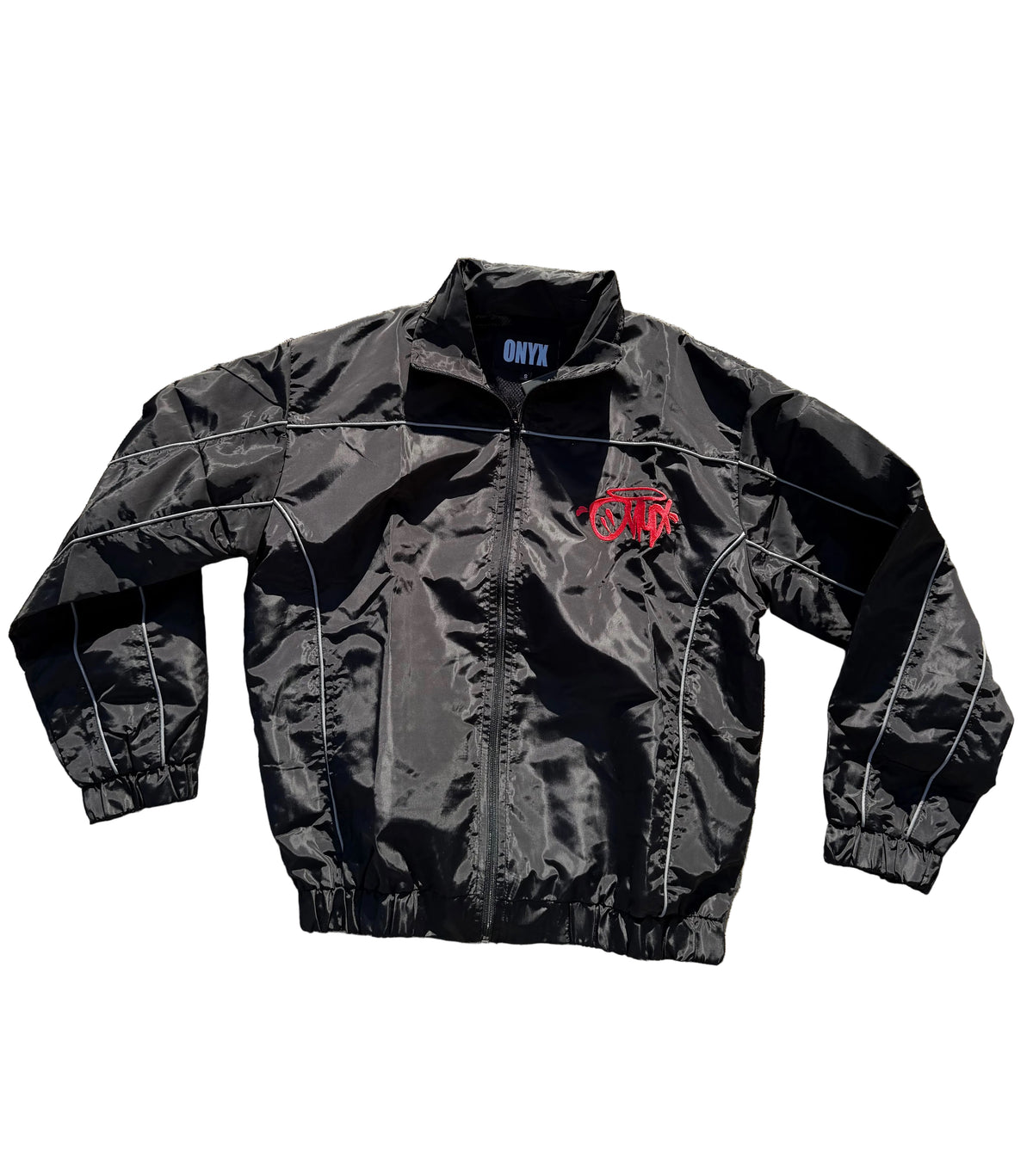 BLACK & RED TRACK JACKET