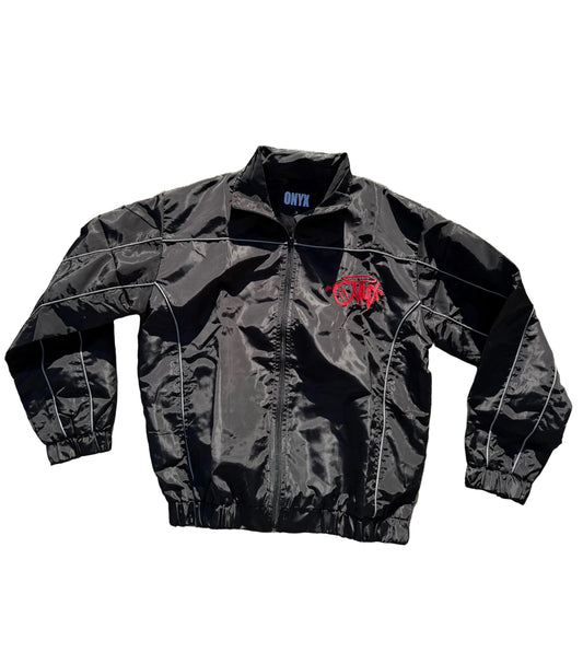BLACK & RED TRACK JACKET