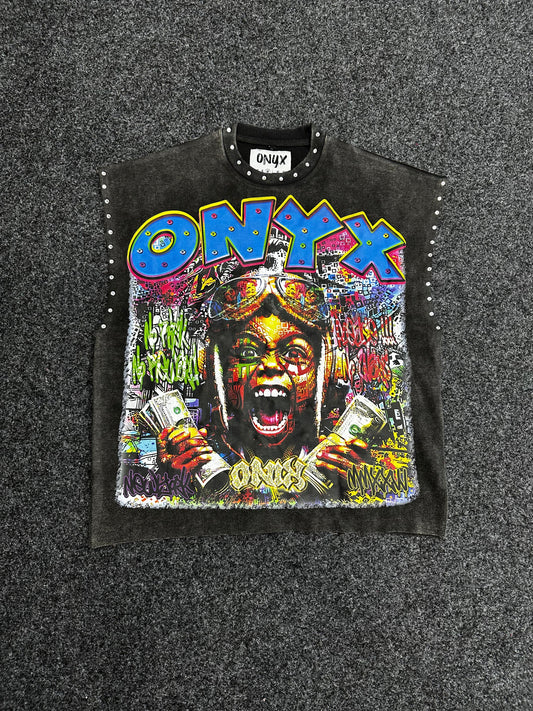 GRAFFITI SLEEVELESS TEE