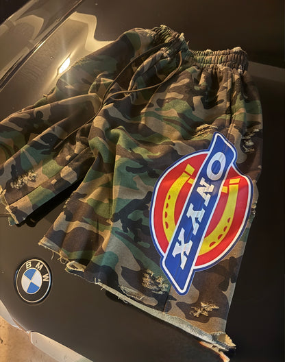 ONYX CAMO LONG SHORTS
